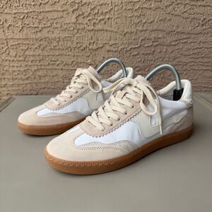 NEW Dolce Vita Notice Sneakers Womens Size 9.5 Ivory/Multi Casual Nylon Neutral